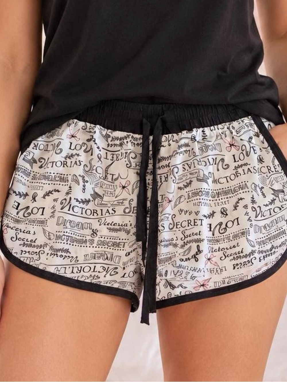 Victoria’s Secret Logo Print Pajama Shorts Size S/P